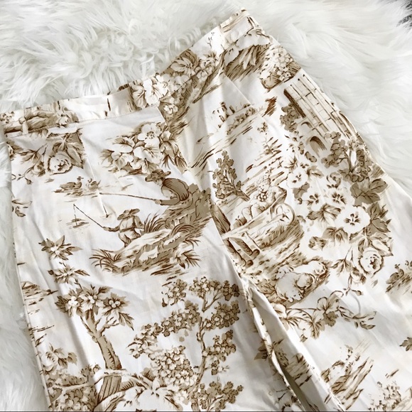 Bill Blass Printed Pants Size 6 - Picture 3 of 5